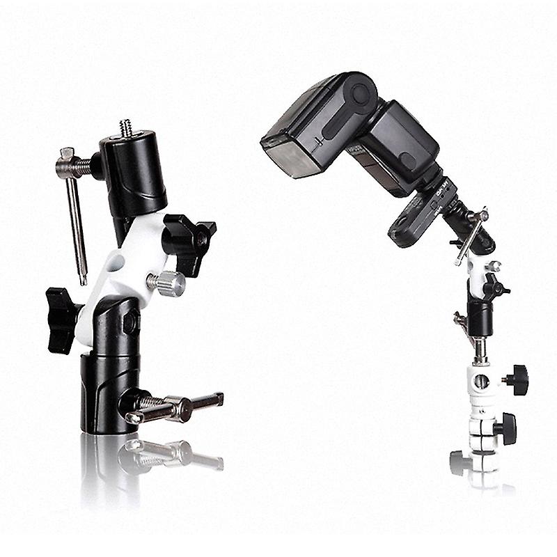 Camera Flash Stand Ball Head Metal Universal Flash Light Bracket Holder Fill Light Stand 3 Sections