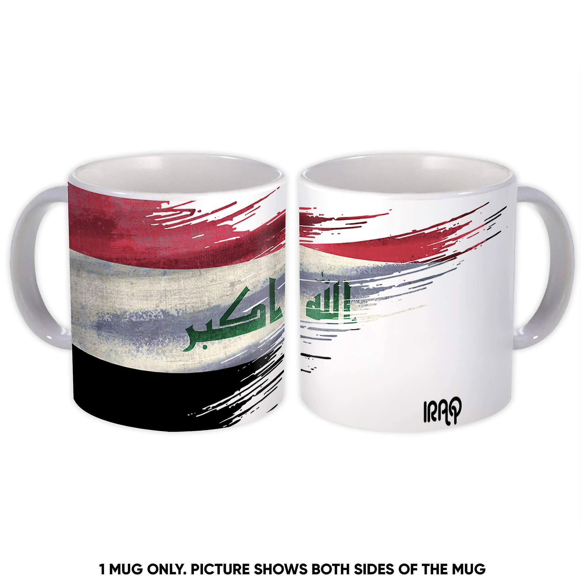 Gift Mug: Iraq Flag Modern