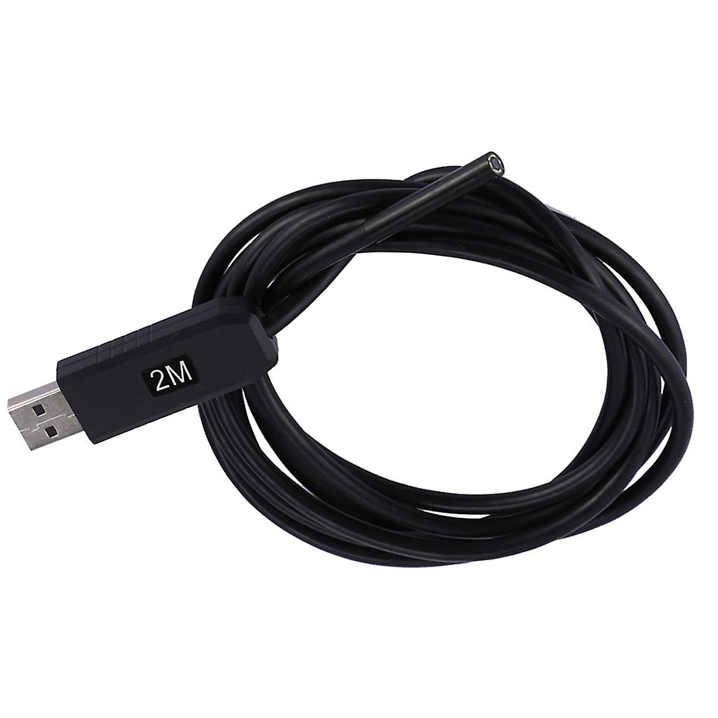 USB Borescope Inspection Camera Waterproof Snake Camera 6-LED 2M