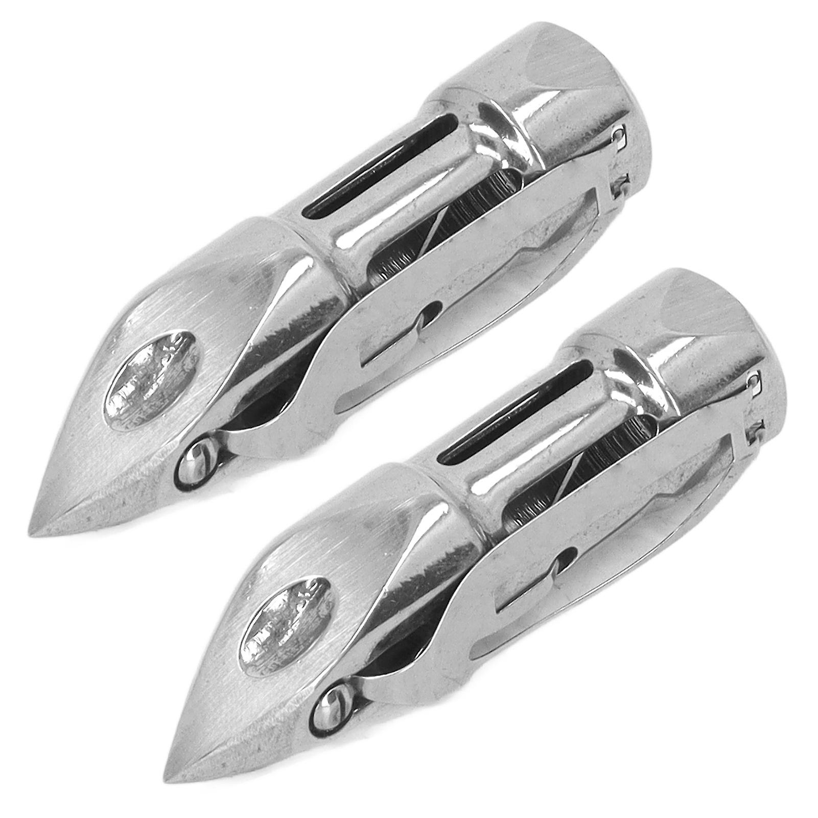 2 Pcs Shuttle Bobbin Case Multifunctional Automatic Trimming Thread Rustproof Lightweight Sewing Machine Accessories for Home 