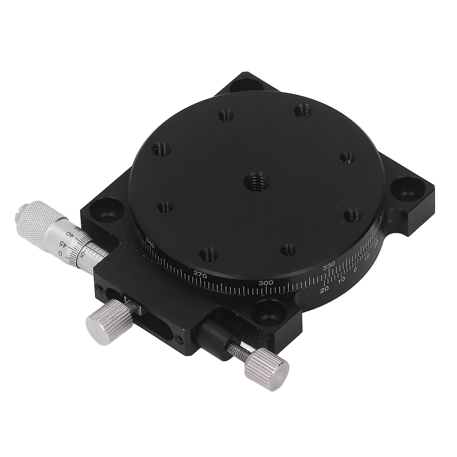 Linear Stage R Axes Sliding Platform 360 Degree Rotation High Stability Aluminum Alloy Manual Positioning Stage For Optical Instruments Smooth