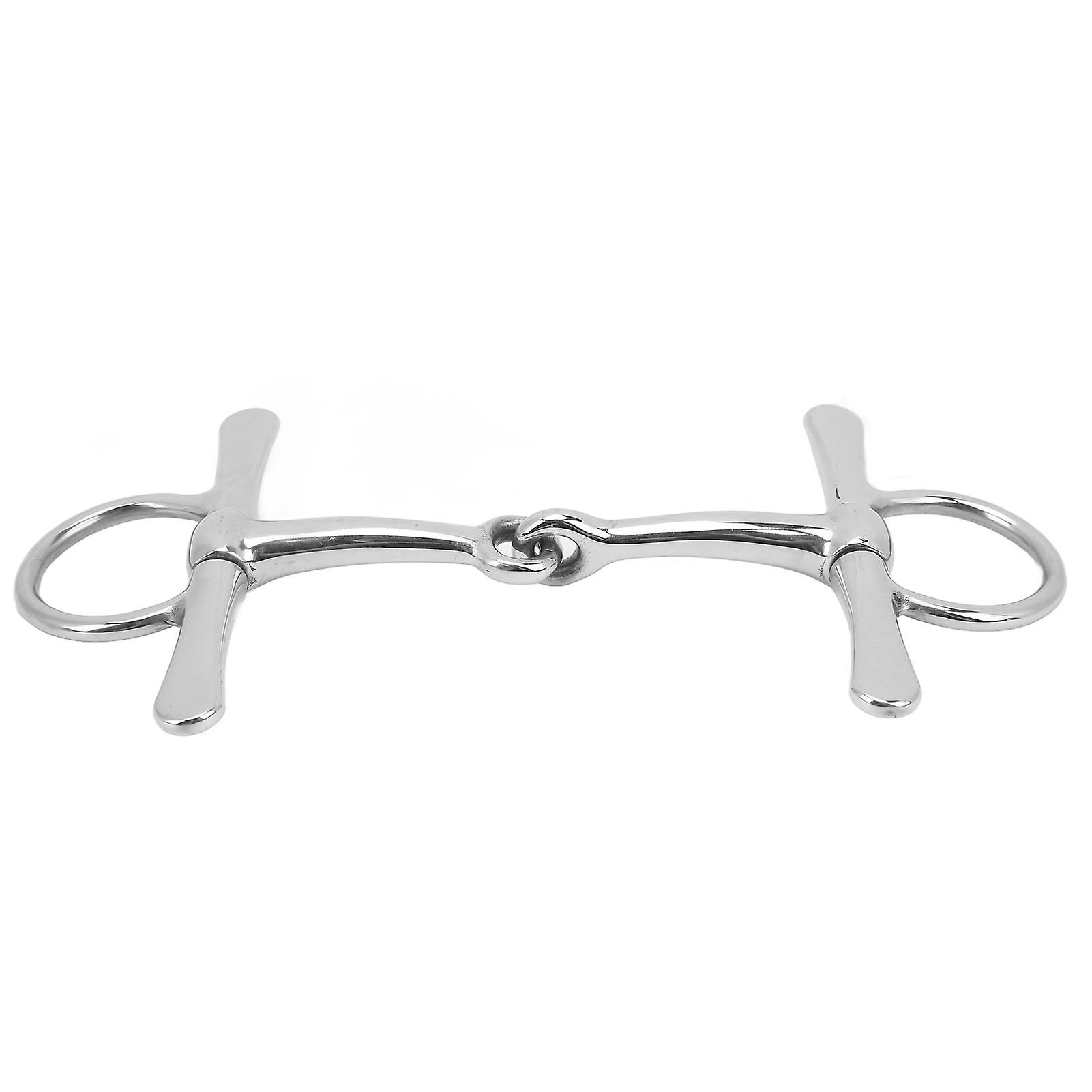 לחי מלאה סוס Snaffle נירוסטה סוס פה קצת גן חקלאות סוס לעיסה פה רולר 125 מ"מ