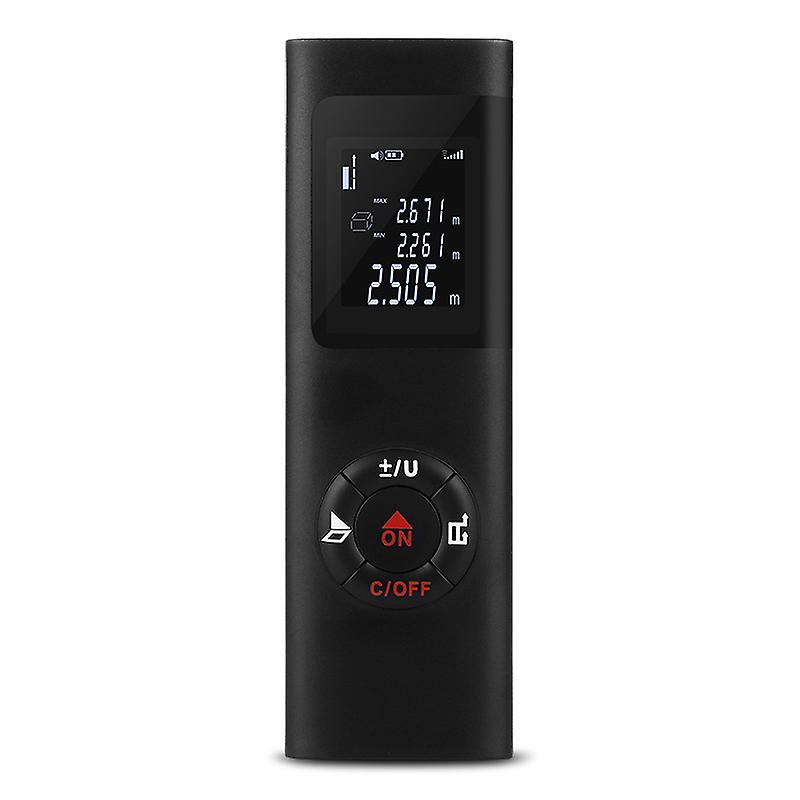 Télémètre laser 40m, Télémètre laser numérique portable calcule le volume de surface de la distance