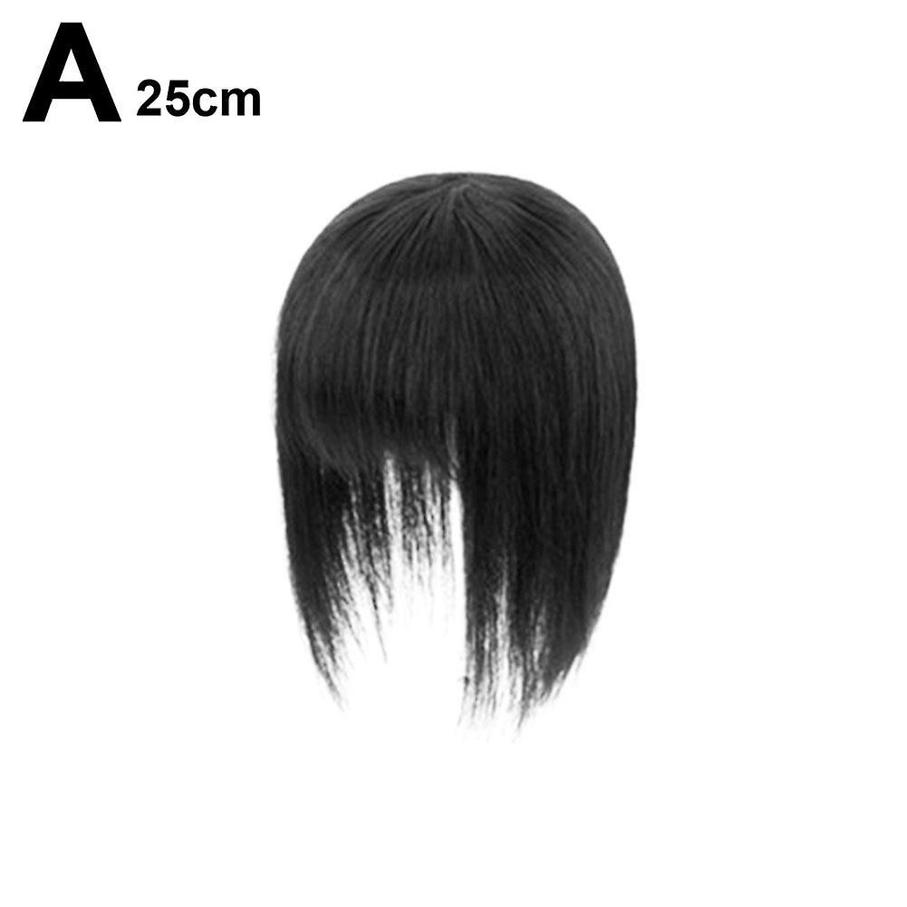 Cabeça da peça de peruca reeditada Air Bangs esparsamente coberta e ultra-fina