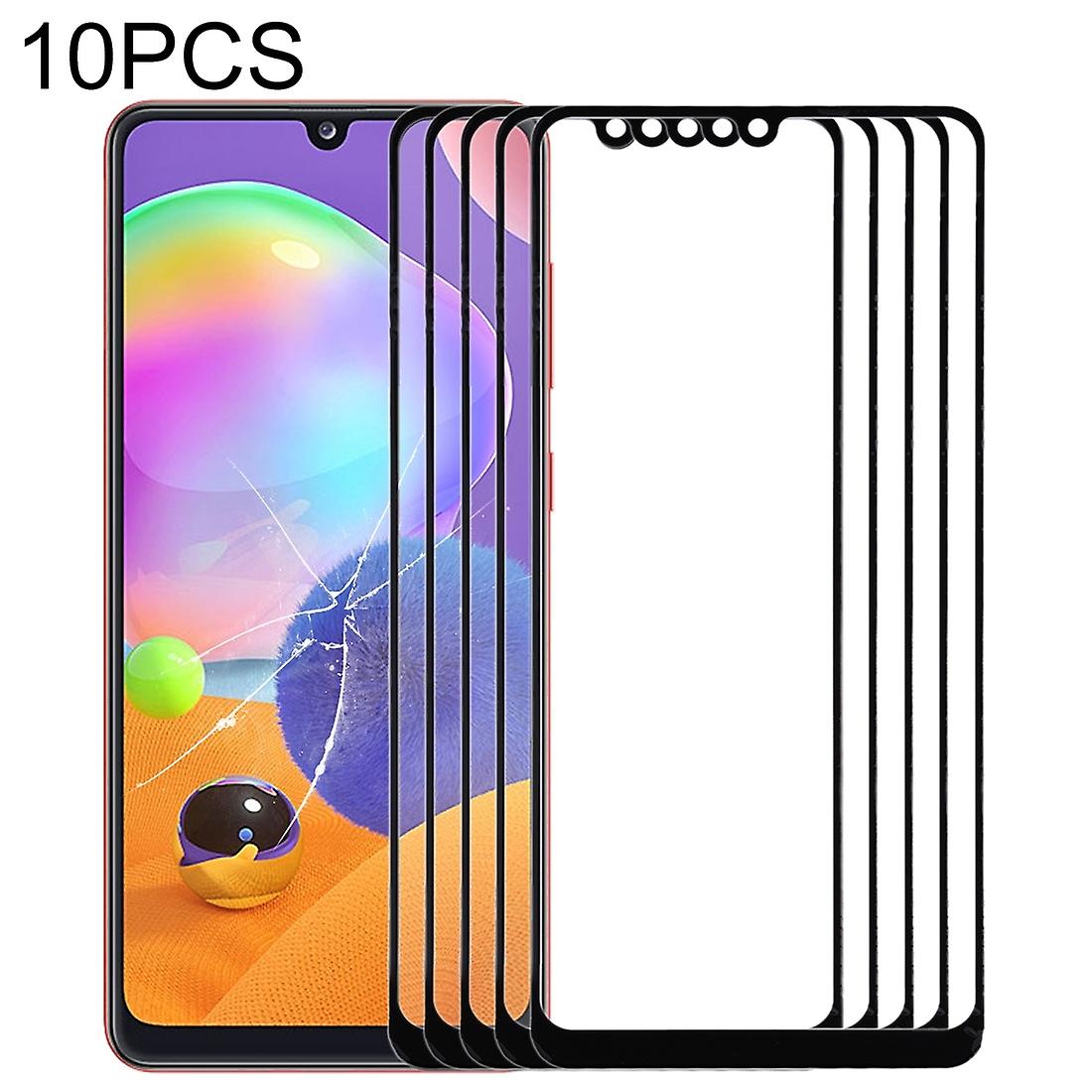 10 PCS Front Screen Outer Glass Lens for Samsung Galaxy A31