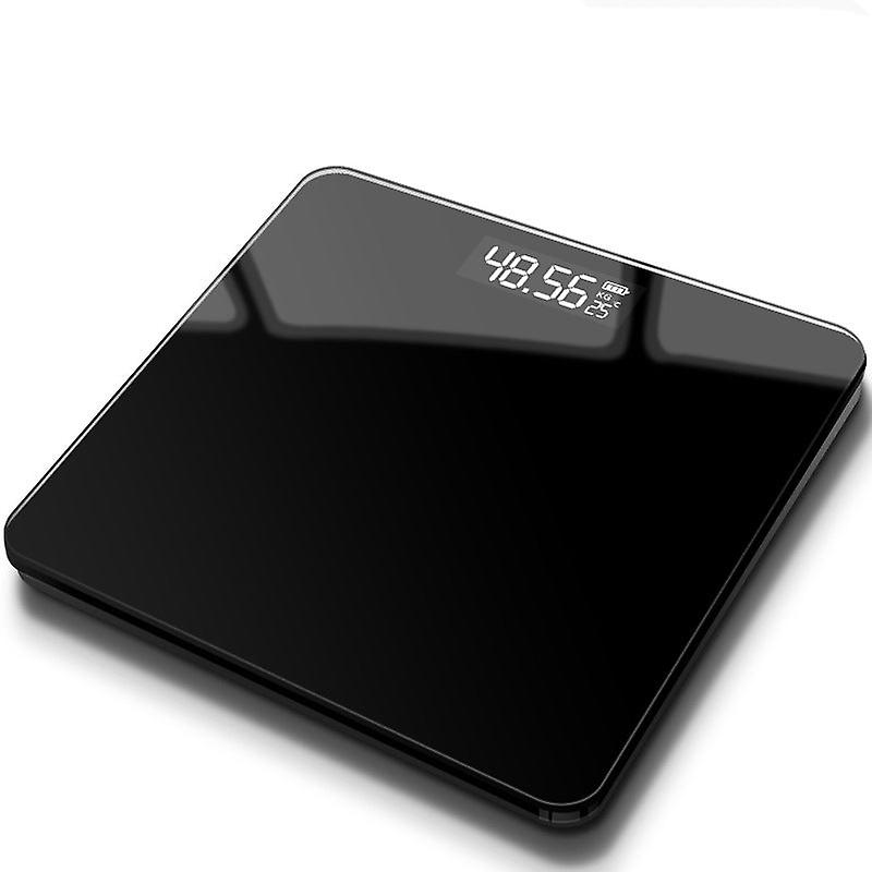 Body Weight Scale Bathroom Round Corner Platform Digital Rechargeable Electronic Small High Precision