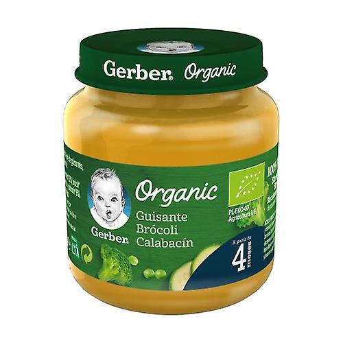 BIO Jar Pea, Broccoli and Zucchini 4m + 125 g (Broccoli - Courgette - Vegetables)