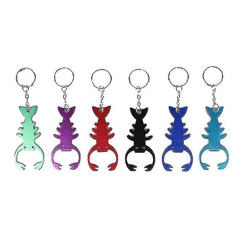 6pcs Crayfish Shape Beer Bottle Opener