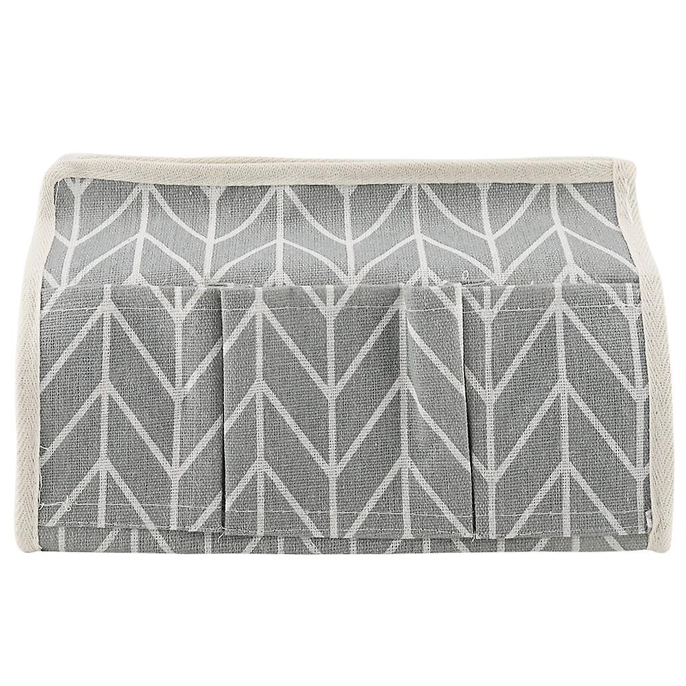 Multi-purpose Desktop Storage Case Box Holder Organizer for Tissue Pens Office (Gray)