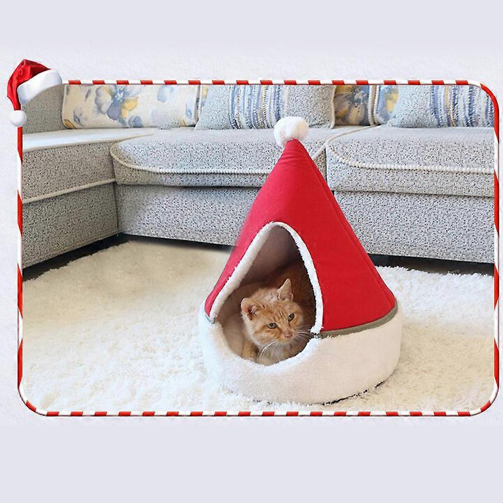Comfortable Christmas Tree Cat Tent Bed, 35x45cm for Pets