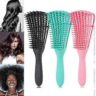 Doppelschwanz-Kamm Gegen Frizz – Perfekt Für Afro-Haar, Locken & Nasses Haar