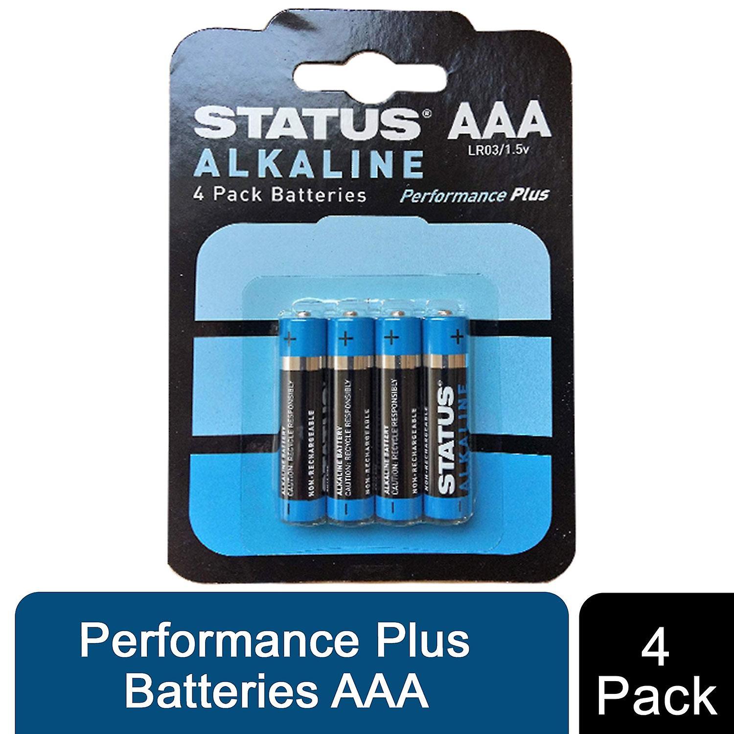 Status Alkaline Performance Plus Batteries AAA