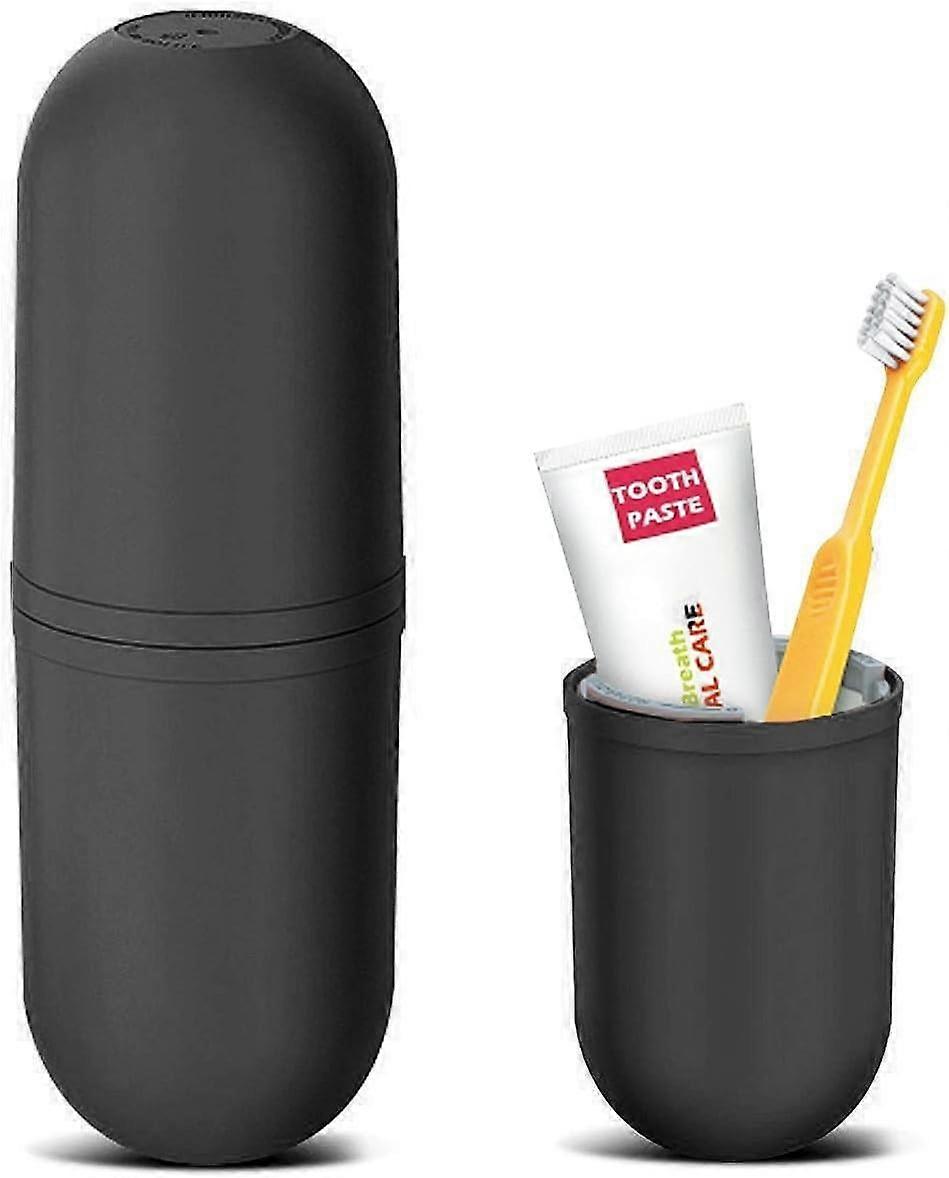 Travel Toothbrush Cup, 4 in 1 Travel Wash Cup, Multi-Function Toothbrush Case, Portable Toothbrush H