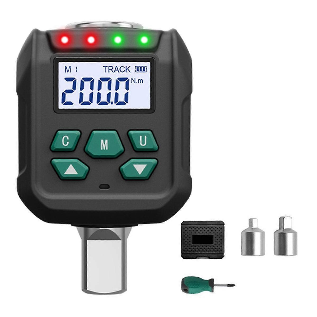 Digital Torque Adapter, 7.38-147.5 Ft.Lb/10-200 M, Electronic Torque Wrench Converter with 2% Accu
