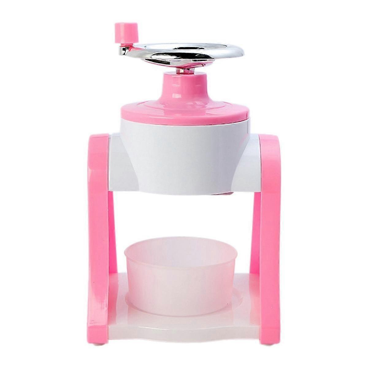 Ice Shaver Manual Hand Crank Shaved Mini Portable Picnic Snow Cone Machine Smoothie Ice Machine Mini Ice Shaver