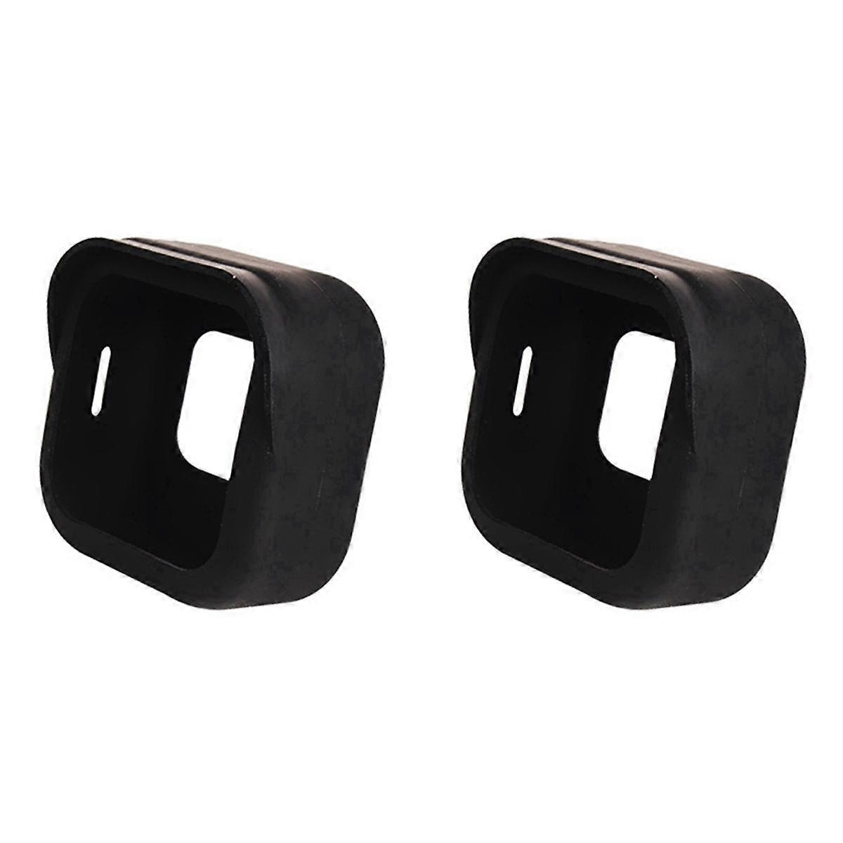 2PCS Silicone Protective Case for 4 Security Camera Cover Weatherproof Weather-Resistant Cover Case