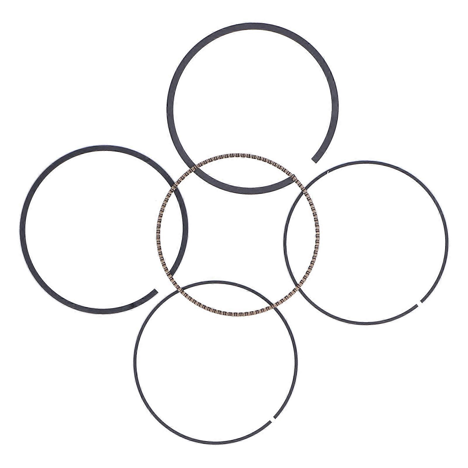 5pcs 190F Piston Ring Replacement High Hardness 0.06in Thick Gasoline Generator Accessories