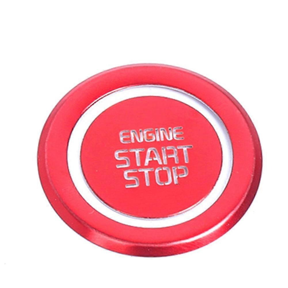 Car START Engine Button Cover Stop Key Ignition Switch Sticker Trim for Carnival KA4 2021 2022 Red