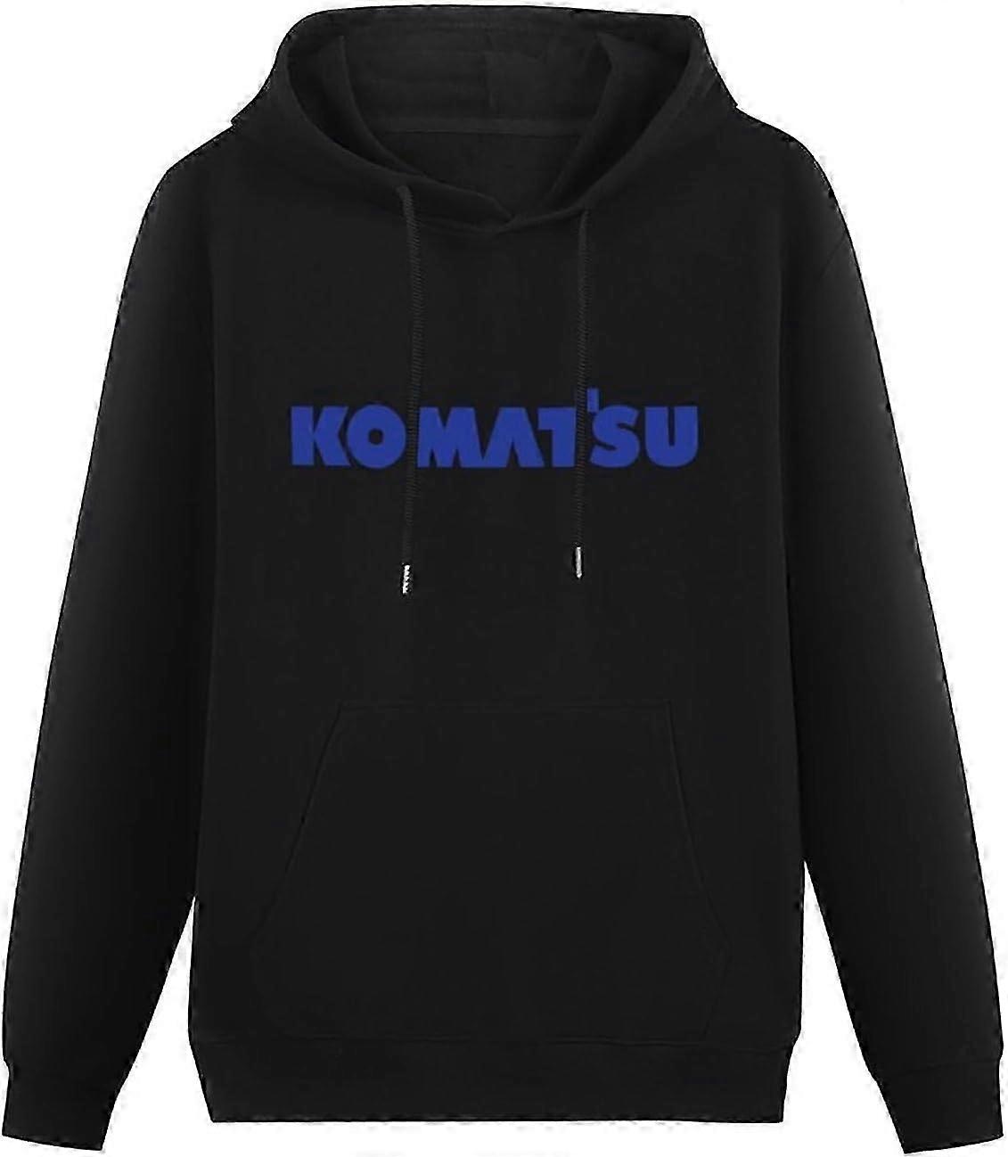 Sudadera con capucha Komatsu Bulldozer Digger Enthusiast Sudaderas con capucha Jersey de manga larga Sudadera con capucha suelta para hombre Suéter de líneas suaves de alta calidad