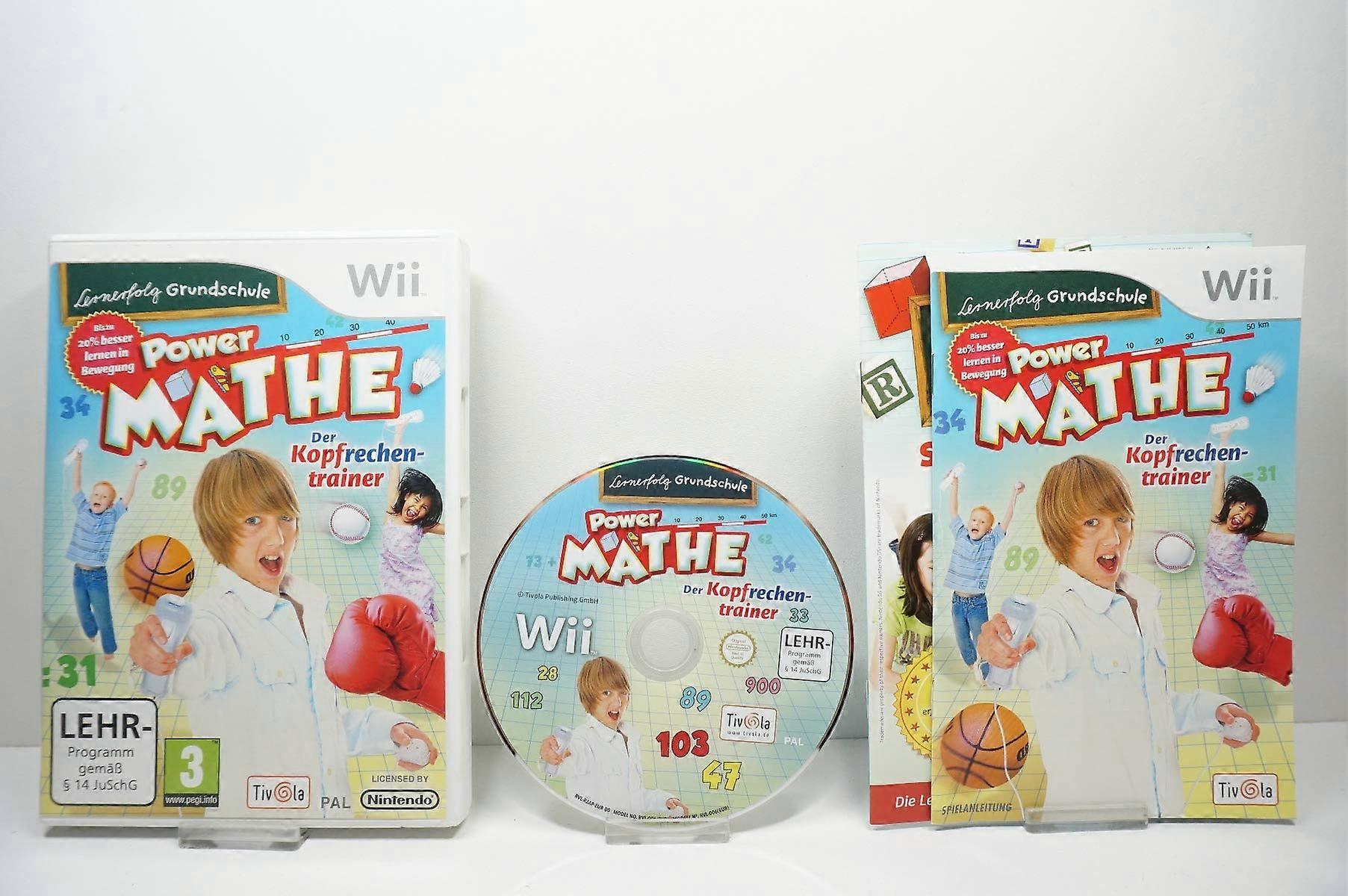 Lernerfolg Grundschule Power Mathe (Wii) - PAL - New & Sealed
