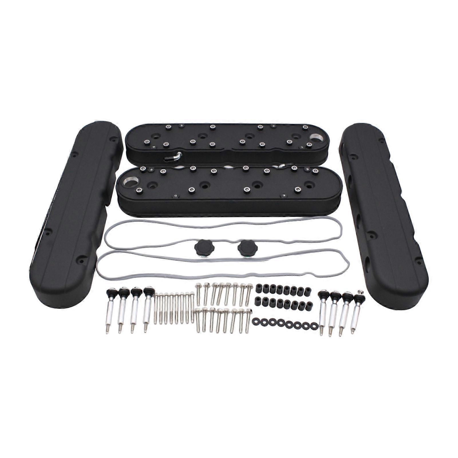 Tall Valve Covers Bonnet with Coil Mounts Set for GM LS Engines Sturdy