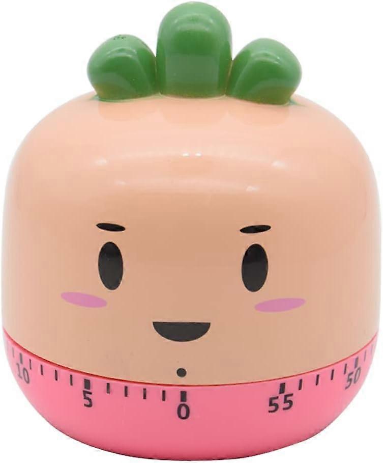 Kitchen Food Cooking Mechanical Timer, Time Reminder, Manual Timer, Fruit And Vegetable ShapeRadish