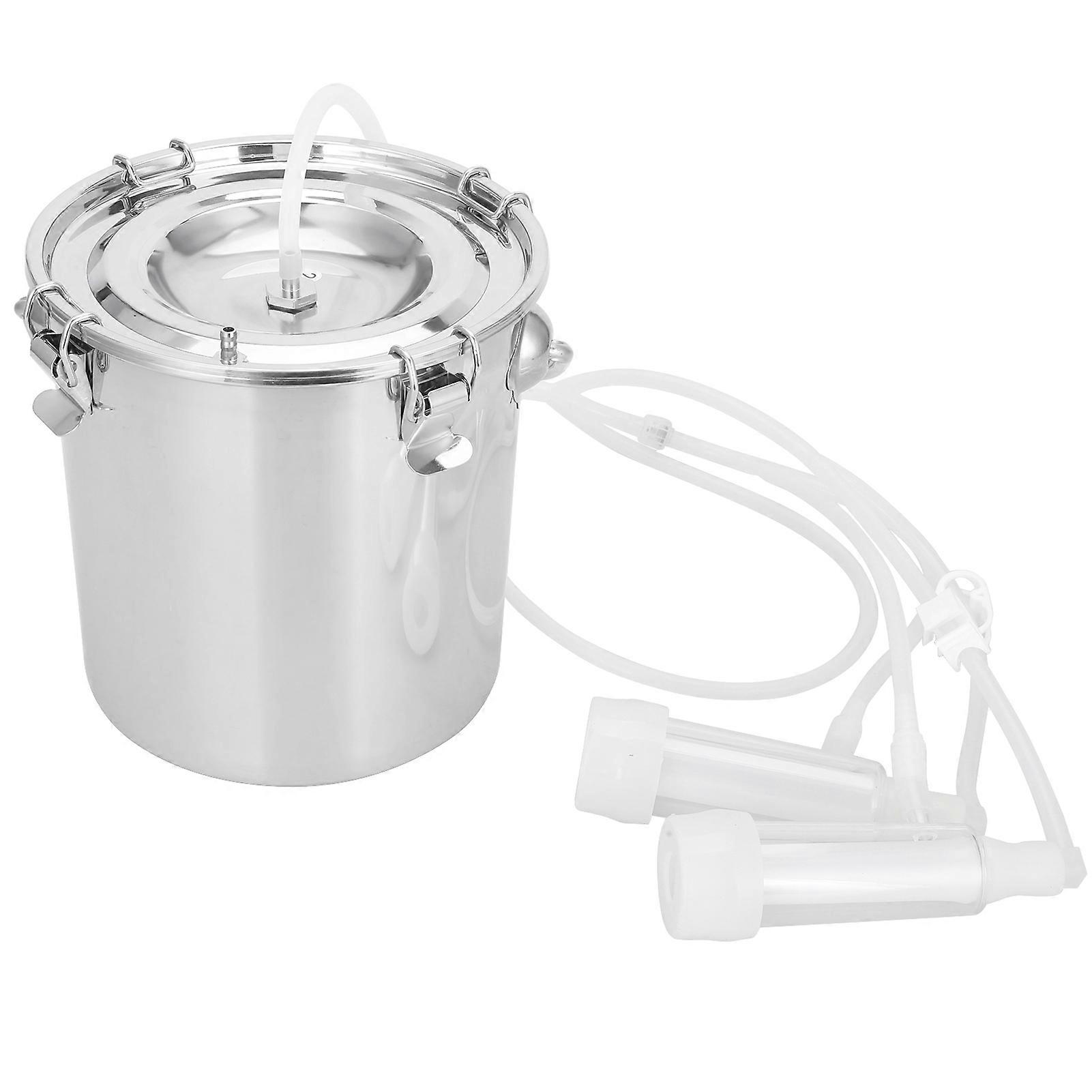 Comparer les prix de Aespa Kit de machine à traire Trayeur électrique portable Traiteur à pulsation réglable pour chèvre brebis 7L 100240VUK Plug