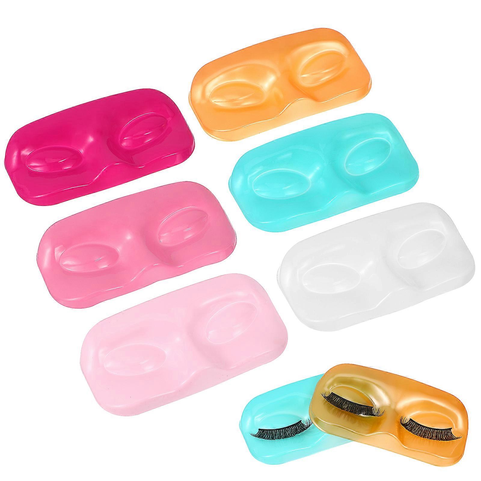 12pcs False Eyelash Tray Holders Fake Eyelash Holders Eyelash Storage Trays