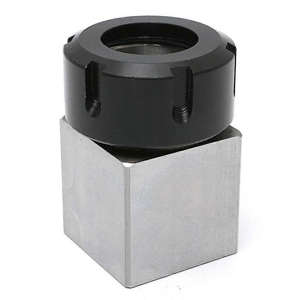 Hard Steel Square Er-32 Collet Chuck Block Cnc Lathe Tool Holder