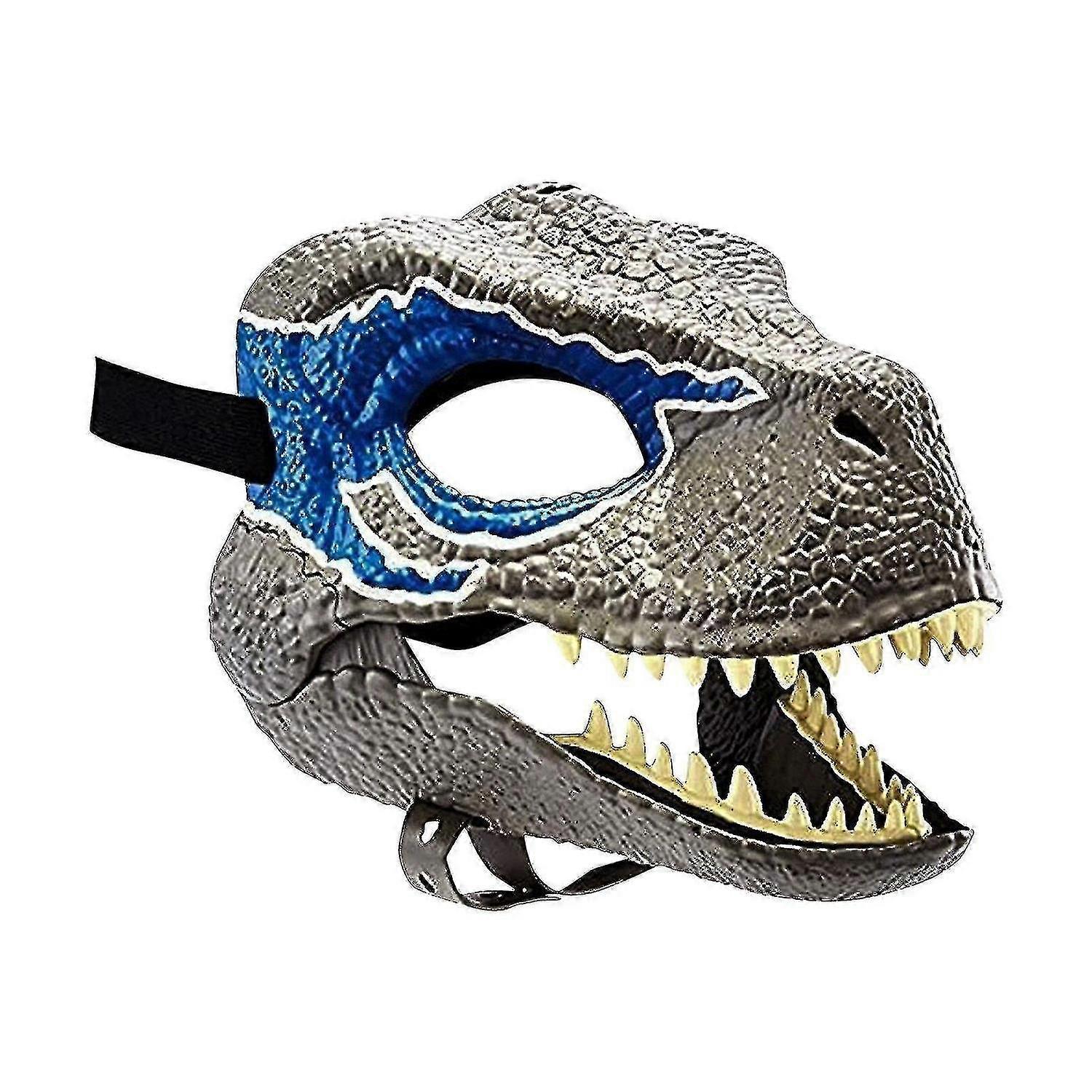Dinosaur Mask Jurassic Tyrannosaurus Halloween Snake Open Mouth Latex Halloween H