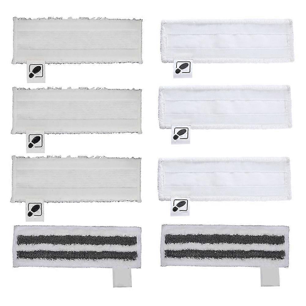 Microfibre Floor Cloth Set Sanding Floor Cloth Set For Easyfix Sc2 Sc3 Sc4 Sc5 Floor Nozzle 8pcs