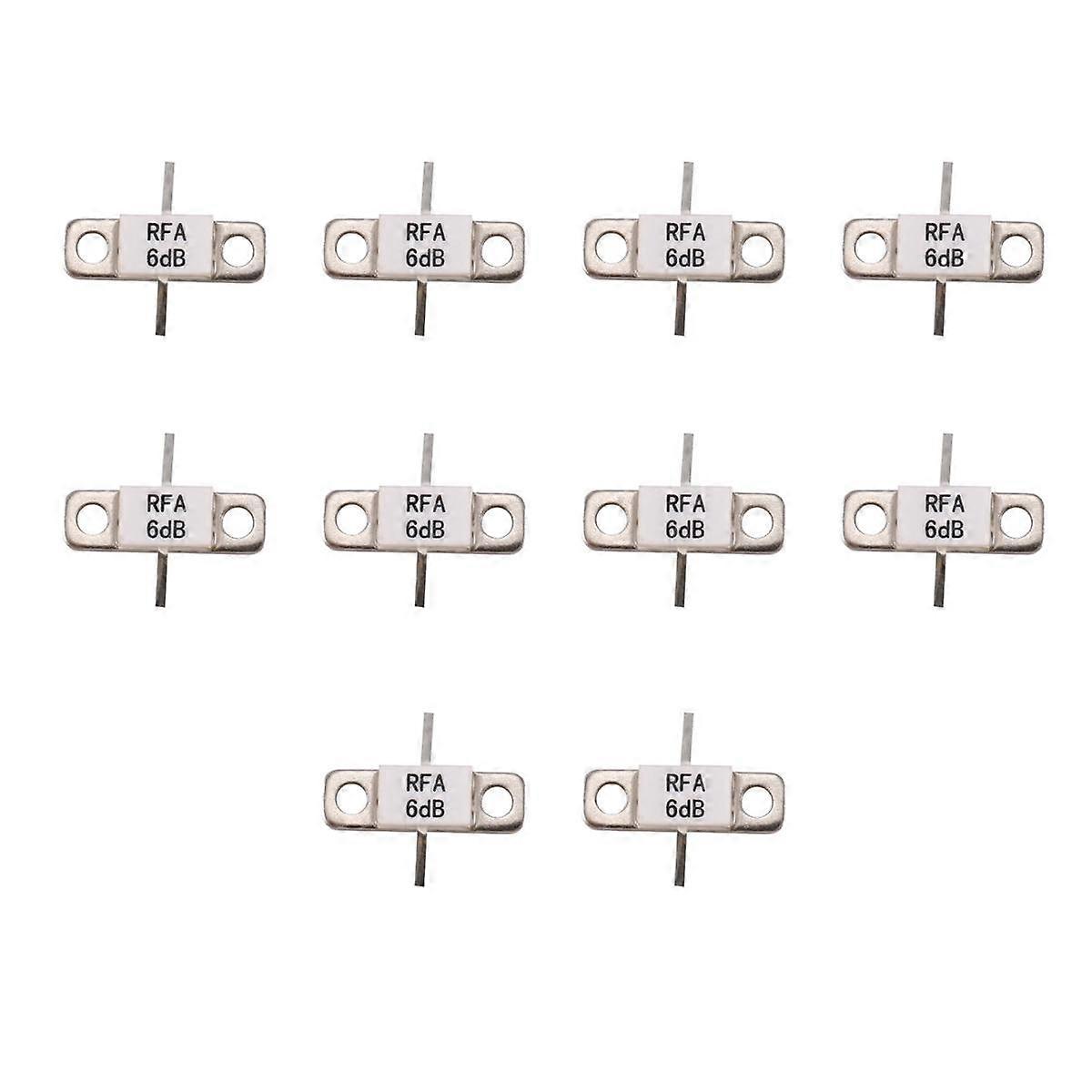 10X 6DB ATTENUATORS FLANGED 100 Watt 6 DB 100W-6DB RFP 100W-6DB 100Watt DC-3.0 Ghz RFP 100W-6DB RFR