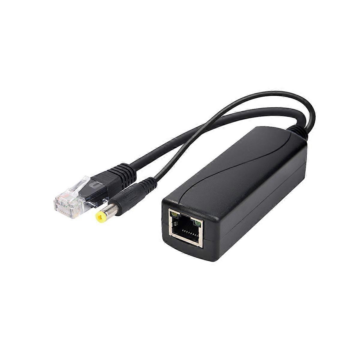 100M PoE Splitter 12V 1A IEEE 802.3Af 1.5KV Isolation Protection Network Office Network