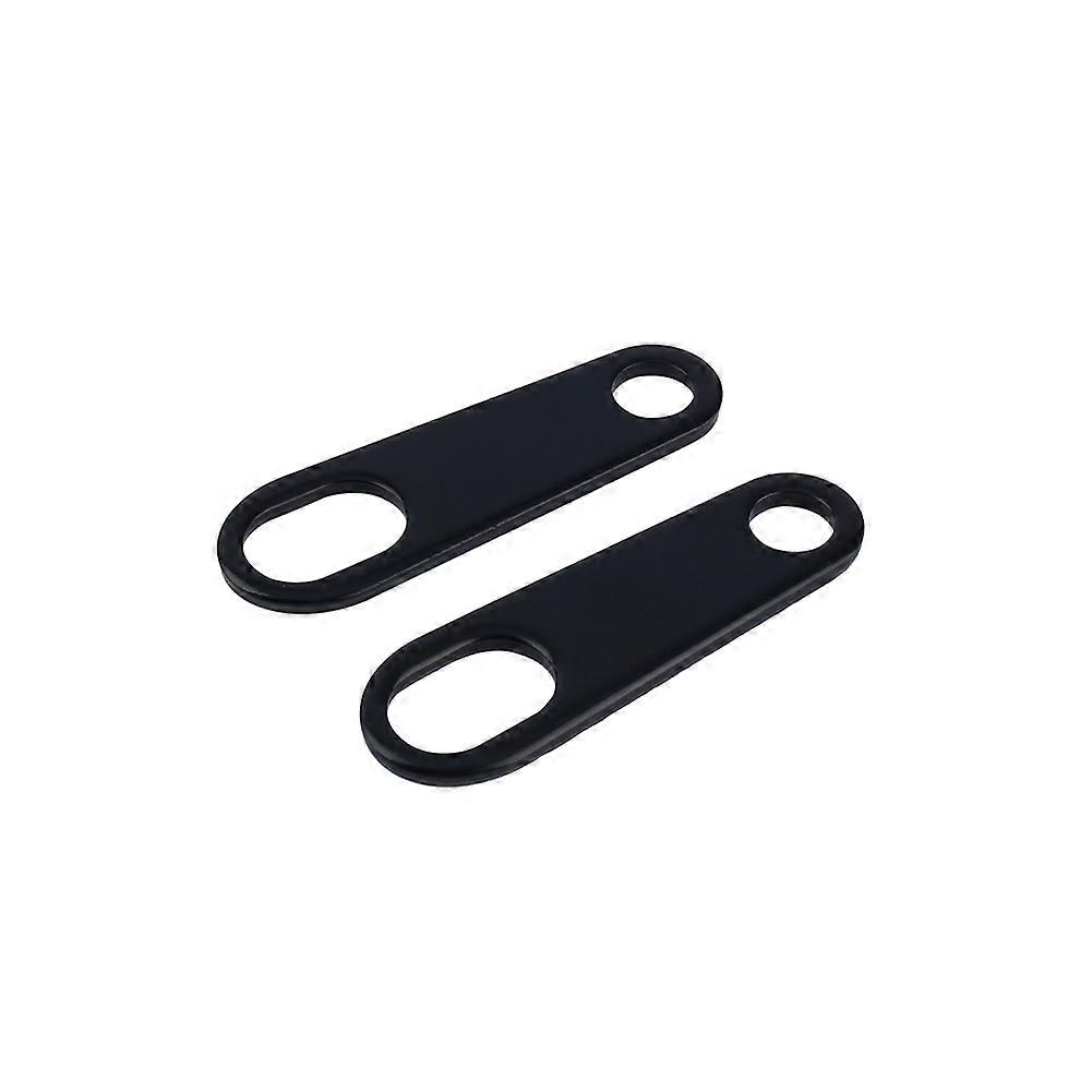 2X Black Fog Head light Shock Brackets For Motorcycle Custom Bobber