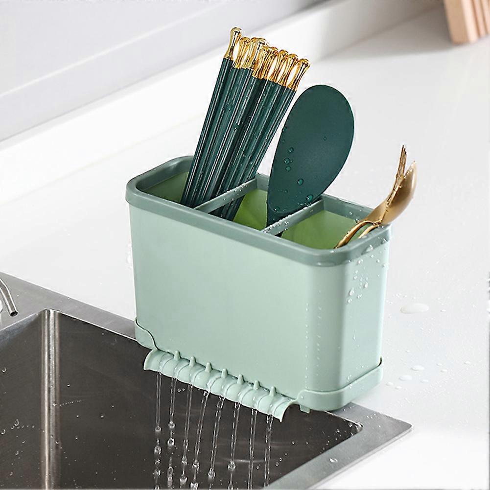 Multifunctional Chopsticks Draining Rack Kitchen Utensil Holder Cutlery Storage