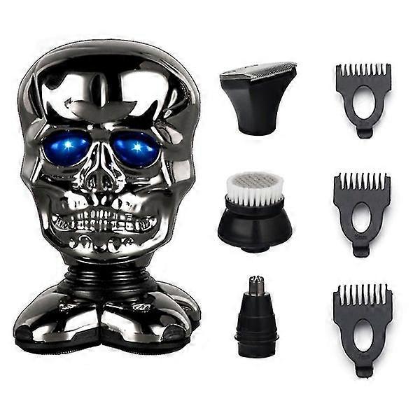 5-in-1 Grooming Kit: Upgraded 5D Rotary Electric Razor for Men, Ideal for Bald Head