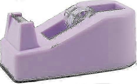 موزع شريط سطح المكتب ملحقات مكتبية شديدة التحمل موزعات أشرطة مكتبية مزخرفة ، قاعدة مرجحة غير قابلة للانزلاق ، أرجواني ماكرون 10.3x6x4.6 سم