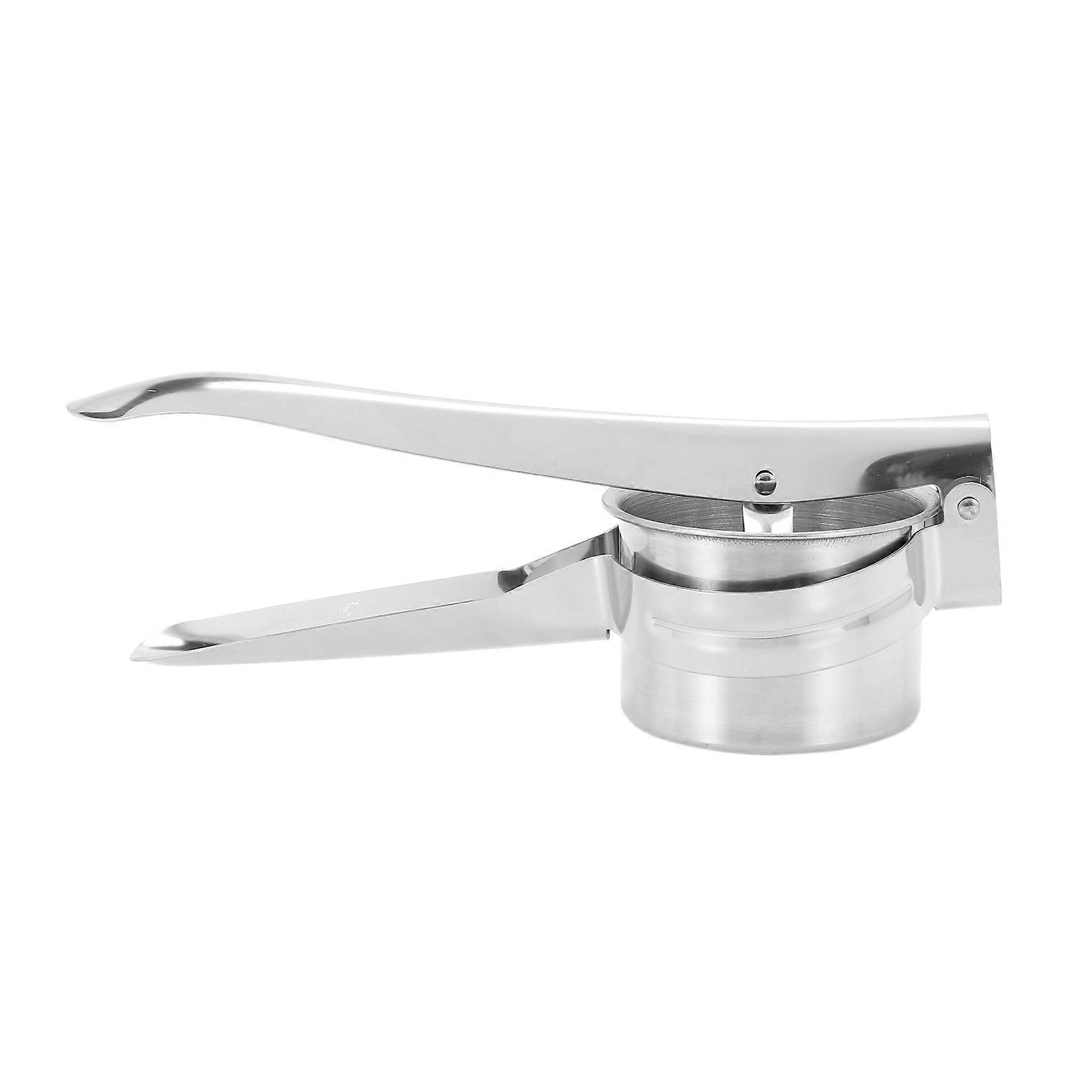 Stainless Steel Potato Ricer Masher with 3 Interchangeable Discs for Fine, Medium, and Coarse, Easy to Use for Potatoes