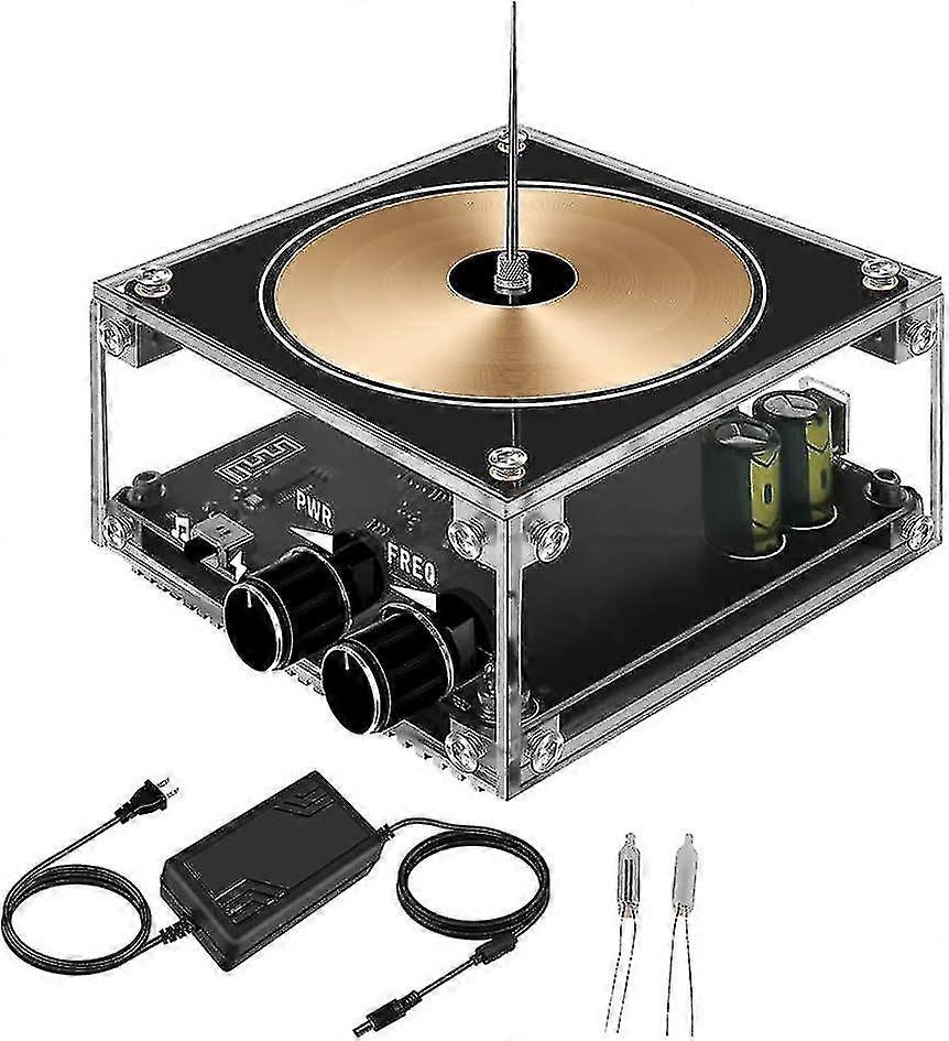 Musical Tesla Coil Arc Plasma Loudspeaker Touchable Artificial Lightning Spark Gap Arc Generator Desktop Toy Arc Plasma Science Teaching Experiment Mo