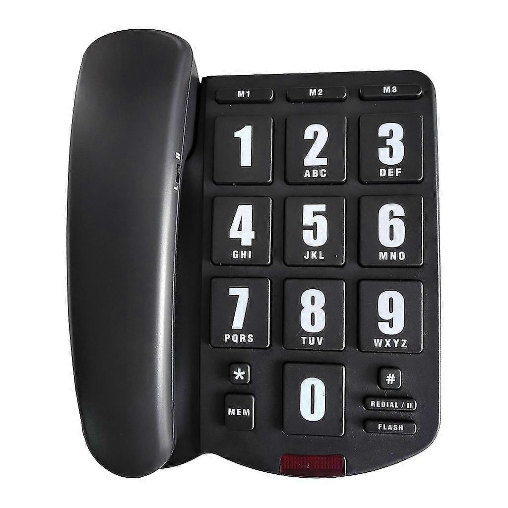 PK3000シニア電話固定電話ラージボタンスピーカー電話