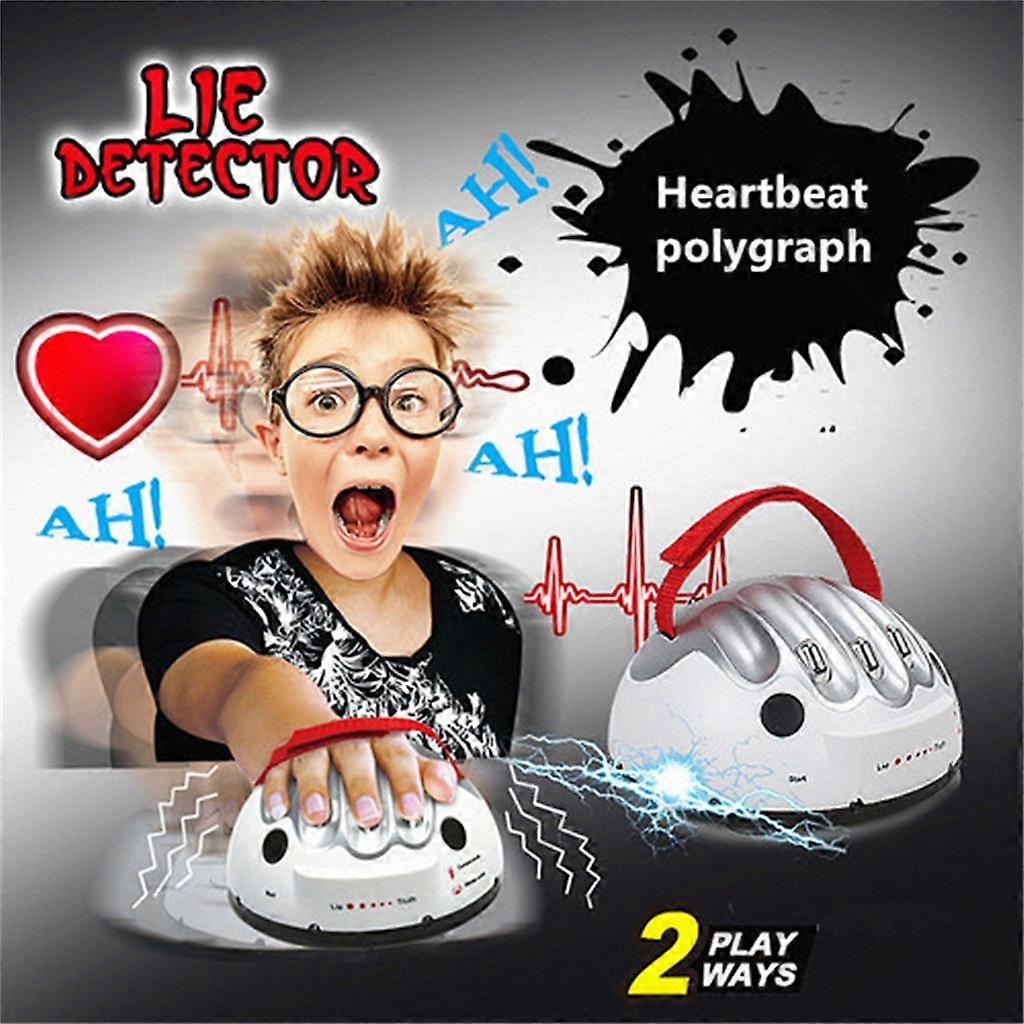 Polygraph Test Toys Détecteur de mensonges à choc électrique Shocking Liar Truth Dare Game