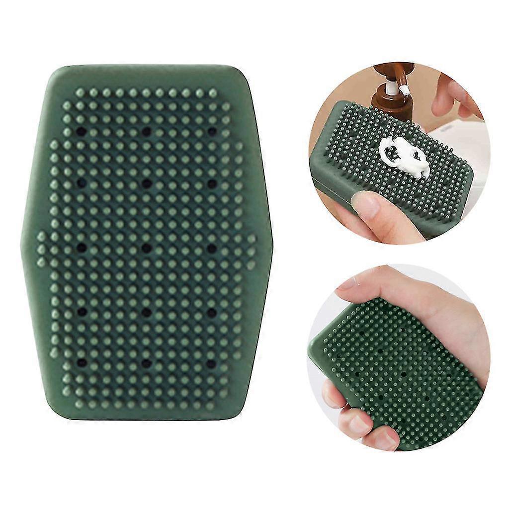 Quick Foaming Bath Brush Bathroom Soft Silicone Rubbing Massage Bubble Bathbrush