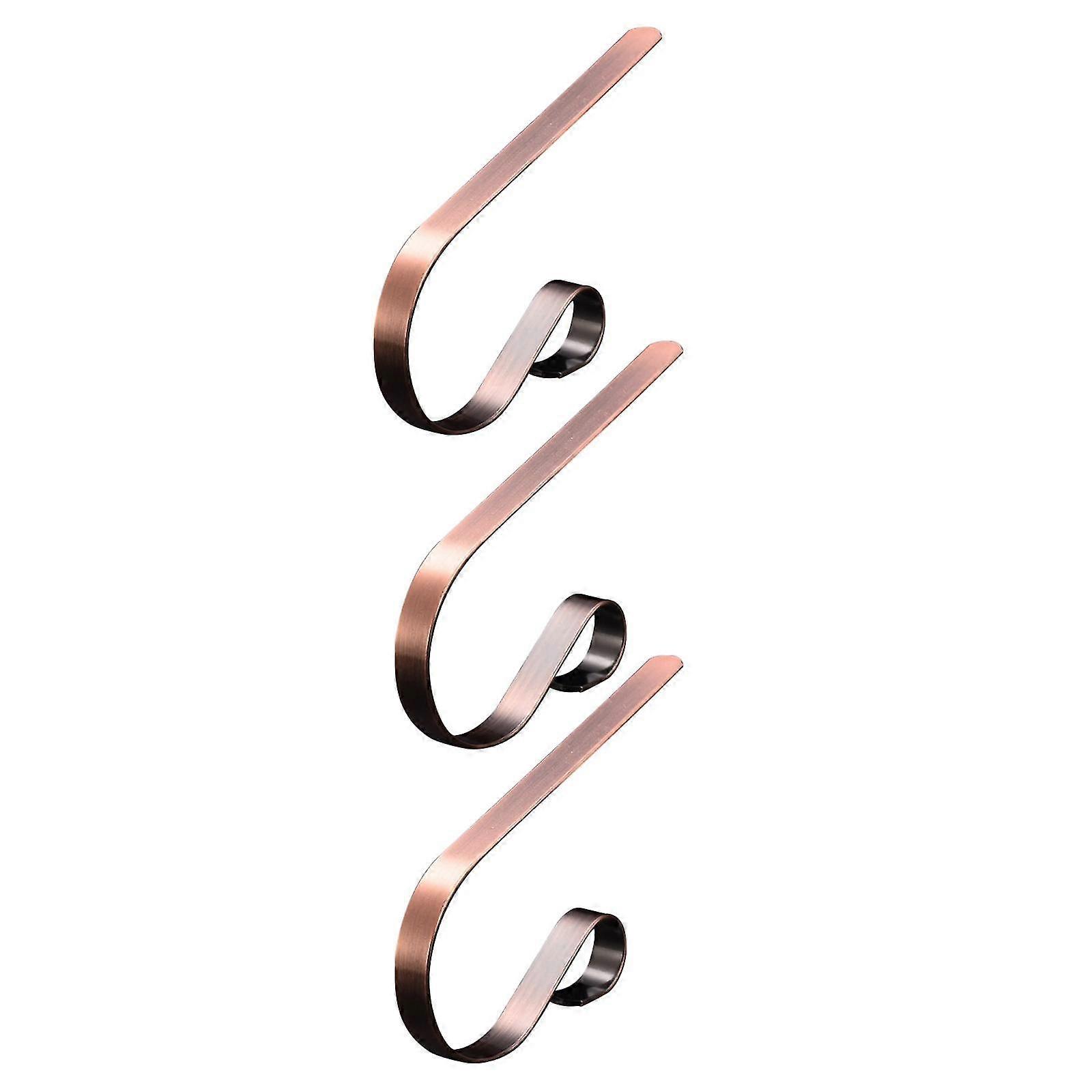 Christmas Blanket Socks, 3-piece Metal Christmas Stocking Rack, Chimney Multi-purpose Hook, Christmas Household Items