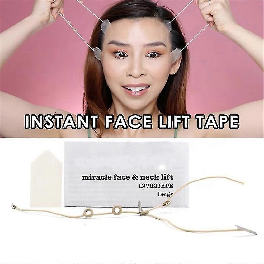 40Pcs Instant Face Lifting Tape Invisible V-Line Patch Bands Kit Facial Stickers