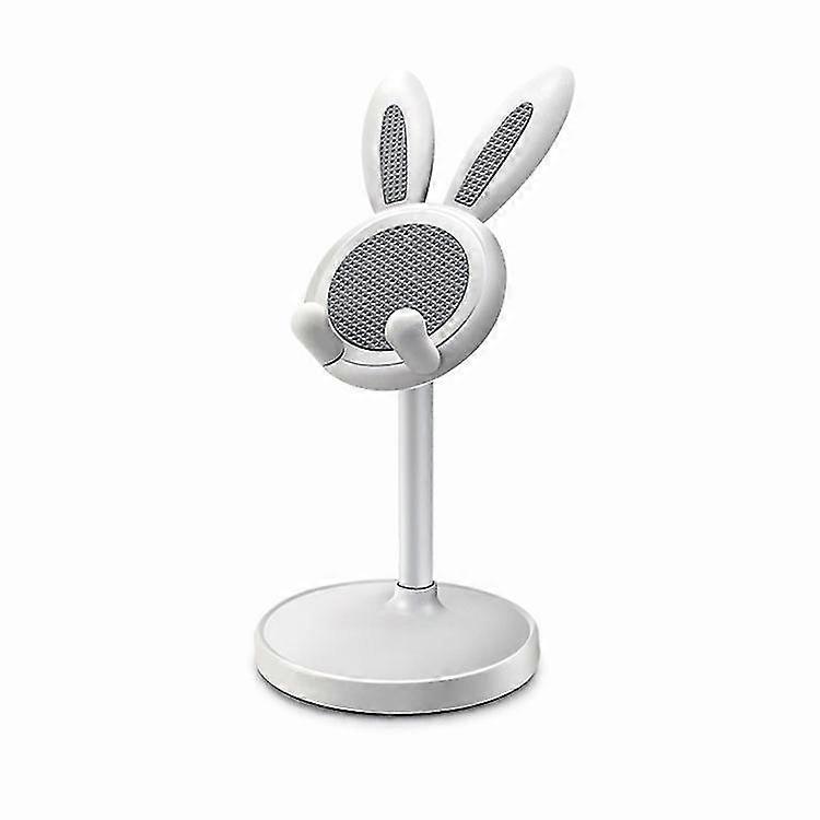 Cute Bunny Phone Stand, Angle Height Adjustable Cell Phone(2pcs,white)
