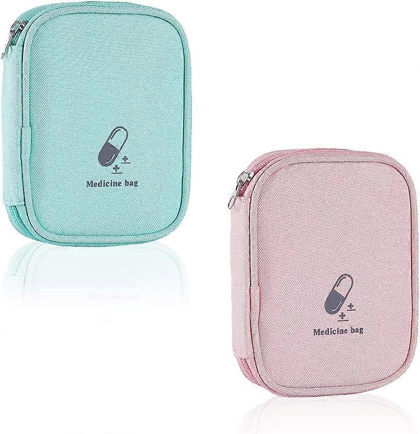 2 Medicine Kit, Portable First Aid Kit, Empty First Aid Kit, Empty Medicine