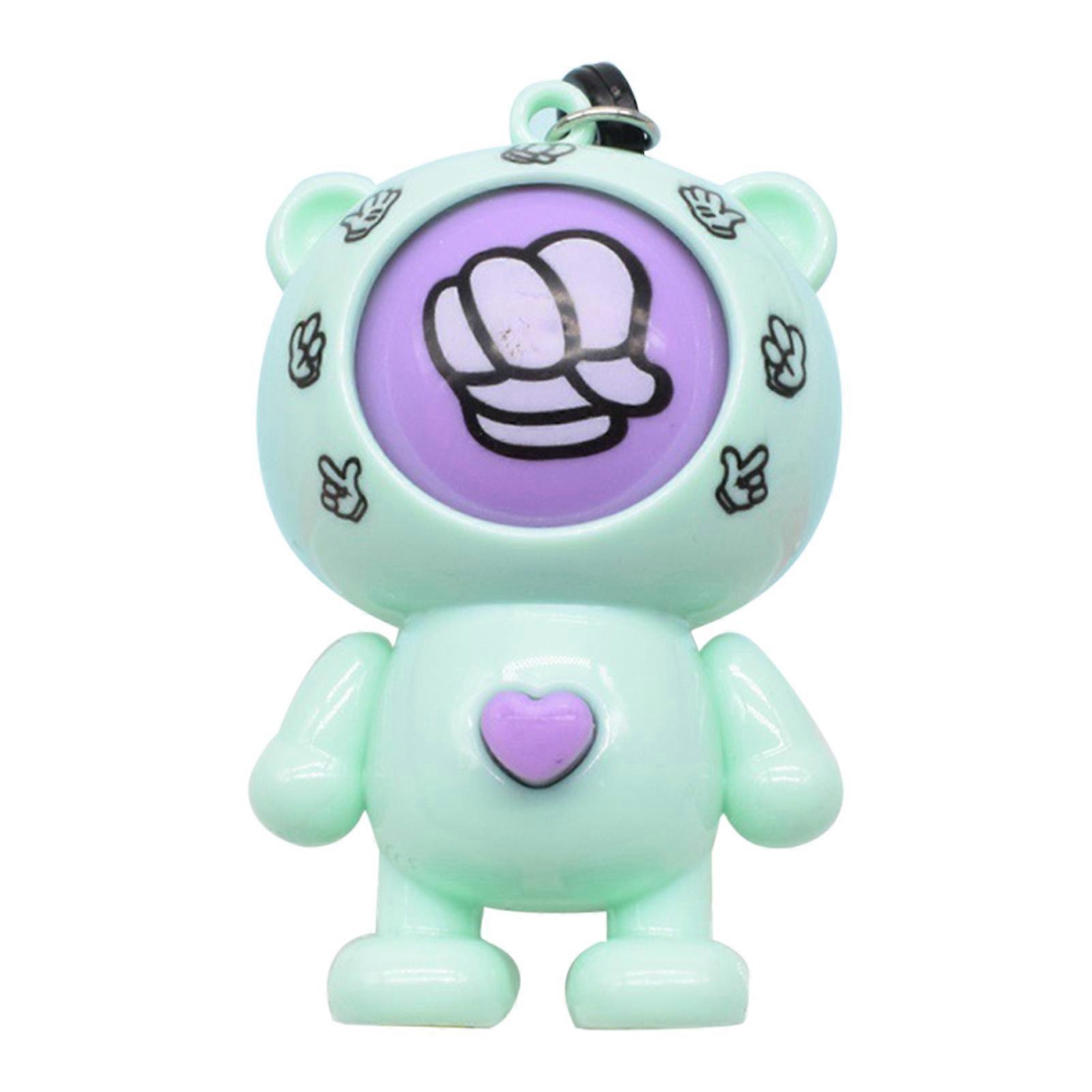 Key Chain Creative Multi-purpose Plastic Guessing Toy Key Pendant for Kids KAESI