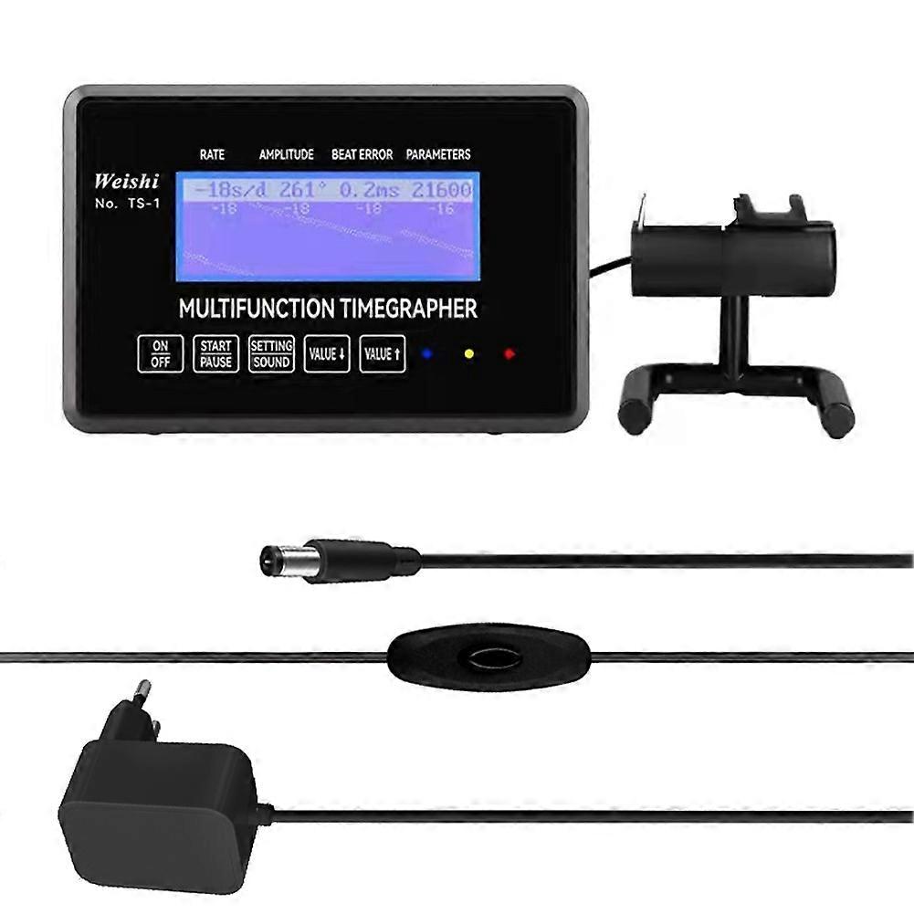 Watch Calibration Mechanical Watch Timegrapher Rate Deviation Amplitude Polarization Lift Angle Cycle Calibration Instrument