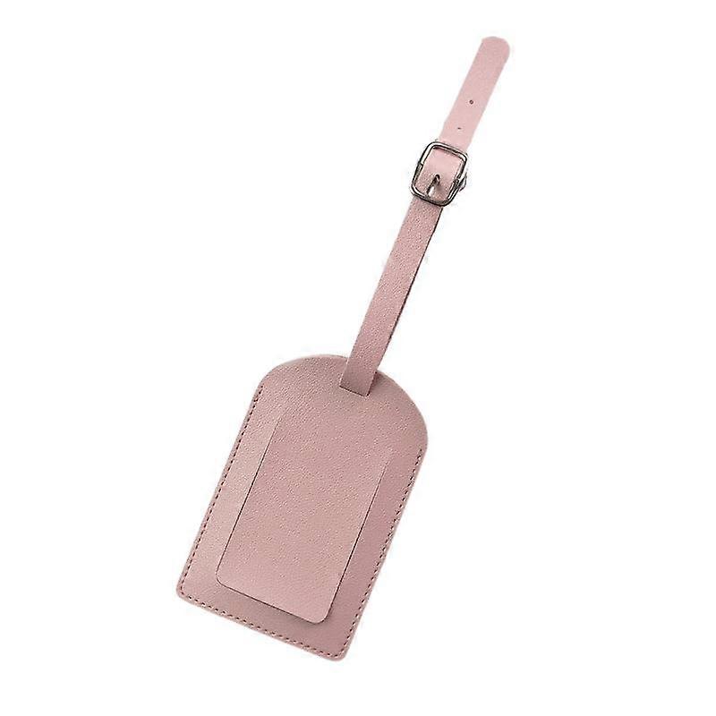 1pc Boarding pass, leather PU luggage tag, 7x11cm,pink