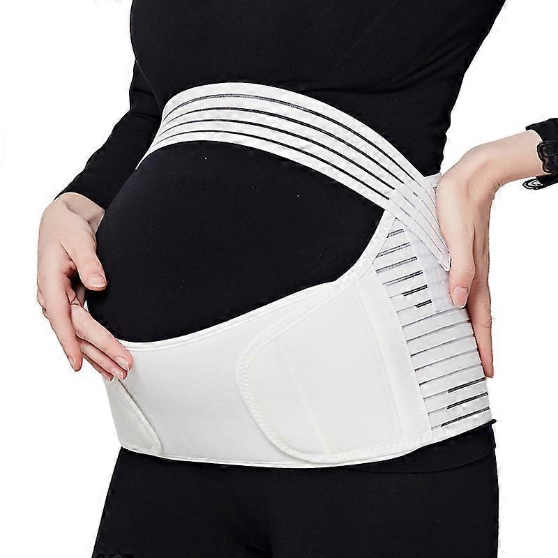 x White Maternity Belt Lumbar Support and Tummy Support for Pregnant Women